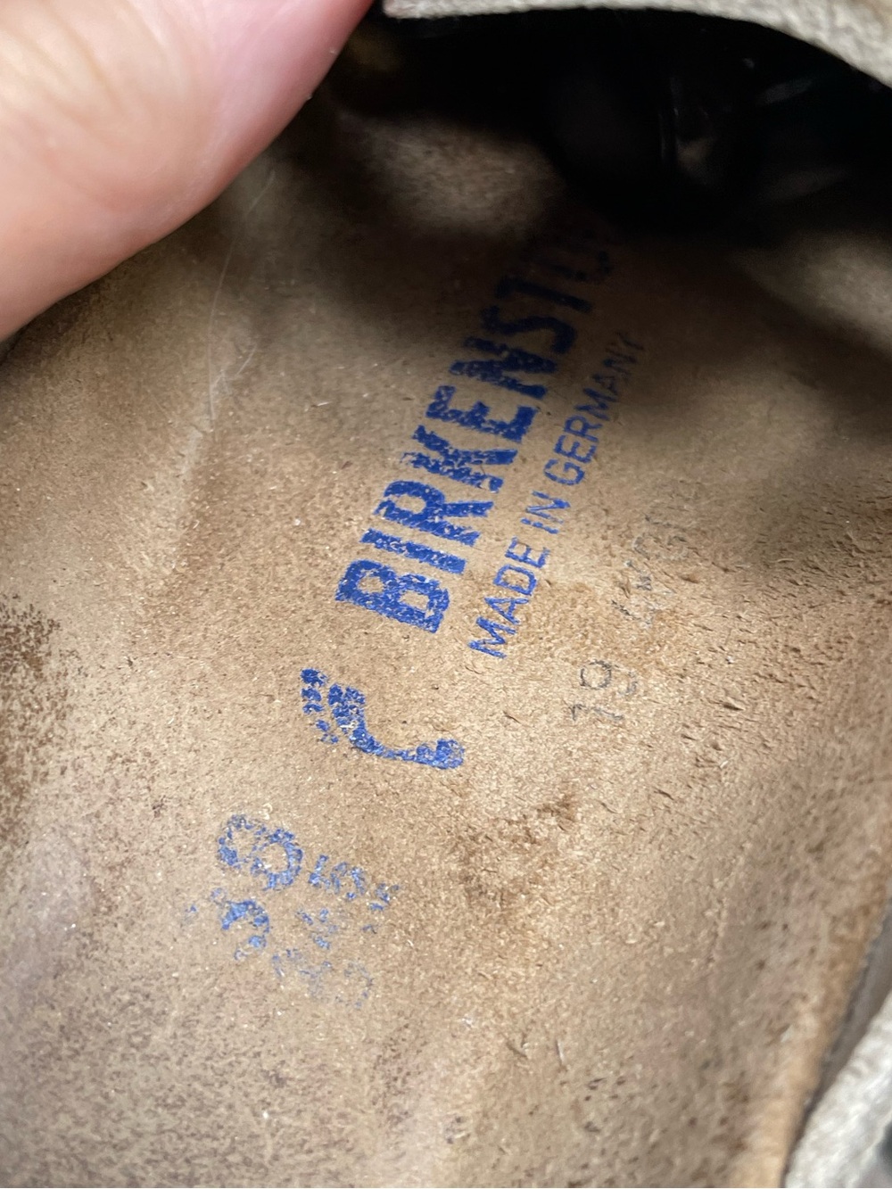 Birkenstock Boston Taupe Suede Soft Footbed Clogs Size 38 - Picture 8 of 12